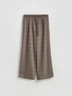 Spodnie damskie - Reserved - Spodnie w kratę - wielobarwny - miniaturka - grafika 1