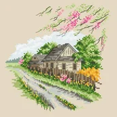 Pasmanteria - Haft krzyżykowy - Zestaw do haftu - Pory roku - Kolorowa wiosna - miniaturka - grafika 1