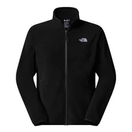 Bluzy męskie - Bluza męska The North Face Glacier Full-Zip Fleece 0A8D0RJK31 - czarne - miniaturka - grafika 1