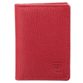 Portfele - Koruma, Mały Portfel Antyrfid, Czerwony Kuk-77Tpebr - miniaturka - grafika 1