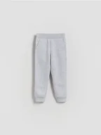 Spodnie i spodenki dla dziewczynek - Reserved - Spodnie dresowe - jasnoszary - miniaturka - grafika 1