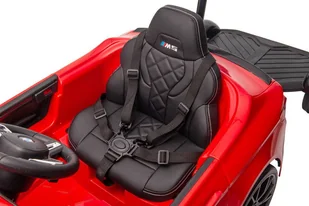Auto Na Akumulator BMW M5 Z Platformą Dla Rodzica Czerwone Lakierowane - Pojazdy elektryczne dla dzieci - miniaturka - grafika 12