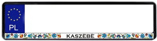 Ramka tablica rejestracyjna Kaszëbë - biała - Akcesoria motoryzacyjne - miniaturka - grafika 1