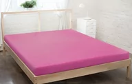 Prześcieradła - Prześcieradło z gumką, KZ, jersey, 90x200 cm, różowy - miniaturka - grafika 1
