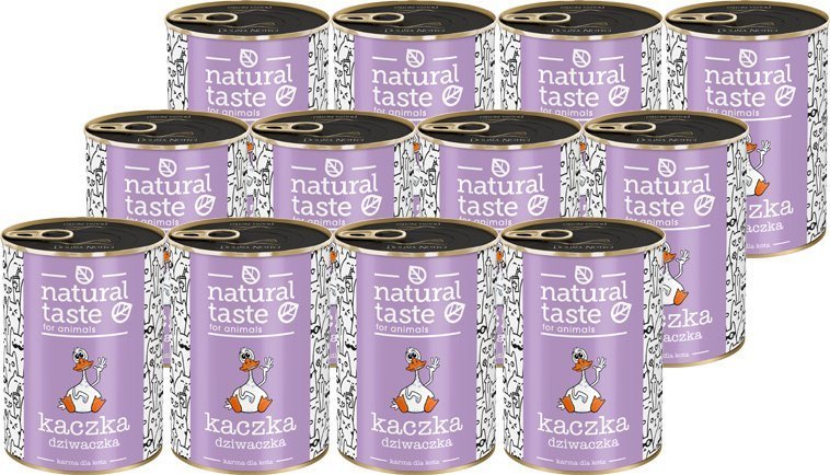 Dolina Noteci Natural Taste z kaczką 12x400g