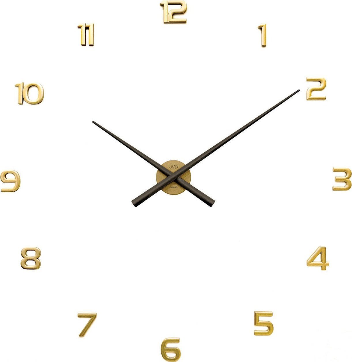 JVD Zegar ścienny JVD HT465.2 naklejany na ścianę, szybę...złoty mat
