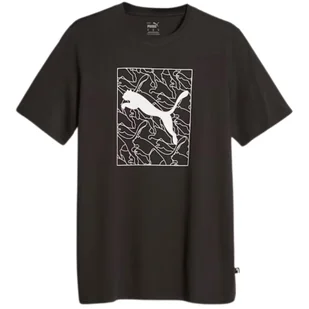 Koszulka fitness męska Puma Graphics Cat Tee - Koszulki sportowe męskie - miniaturka - grafika 1