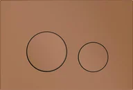 Akcesoria hydrauliczne - Przycisk spłukujący do stelaża miedziany połysk Circle Ravak - miniaturka - grafika 1