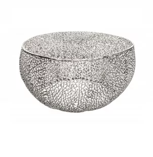 Invicta Stolik kawowy Laura 80cm silber Invicta 40286 - Ławy i stoliki kawowe - miniaturka - grafika 1