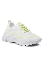 Sneakersy damskie - BIG STAR Sneakersy JJ274784 Biały - miniaturka - grafika 1