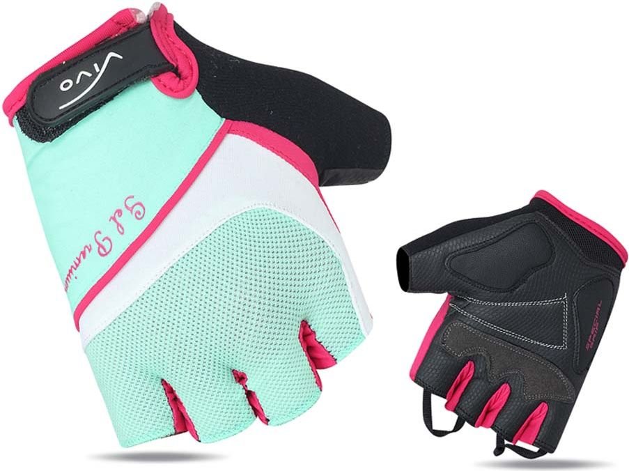 Vivo Rękawiczki rowerowe damskie SB-01-8501-D turkusowo-białe r. L 4962522