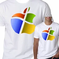 Koszulki męskie - T-Shirt Koszulka Apple Windows Prezent L 1011 - miniaturka - grafika 1