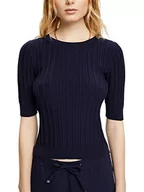 Swetry damskie - ESPRIT Damski sweter 023EE1I319, 400/NAVY, XXS, 400/granatowy, XXS - miniaturka - grafika 1