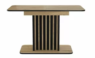 Stół rozkładany do jadalni KENT kolor DĄB ARTISAN / CZARNY 130(180)X85 - Stoły - miniaturka - grafika 1
