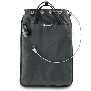 Sejf podróżny antykradzieżowy duży Pacsafe Travelsafe 12 l GII - czarny - Torby na laptopy - miniaturka - grafika 1