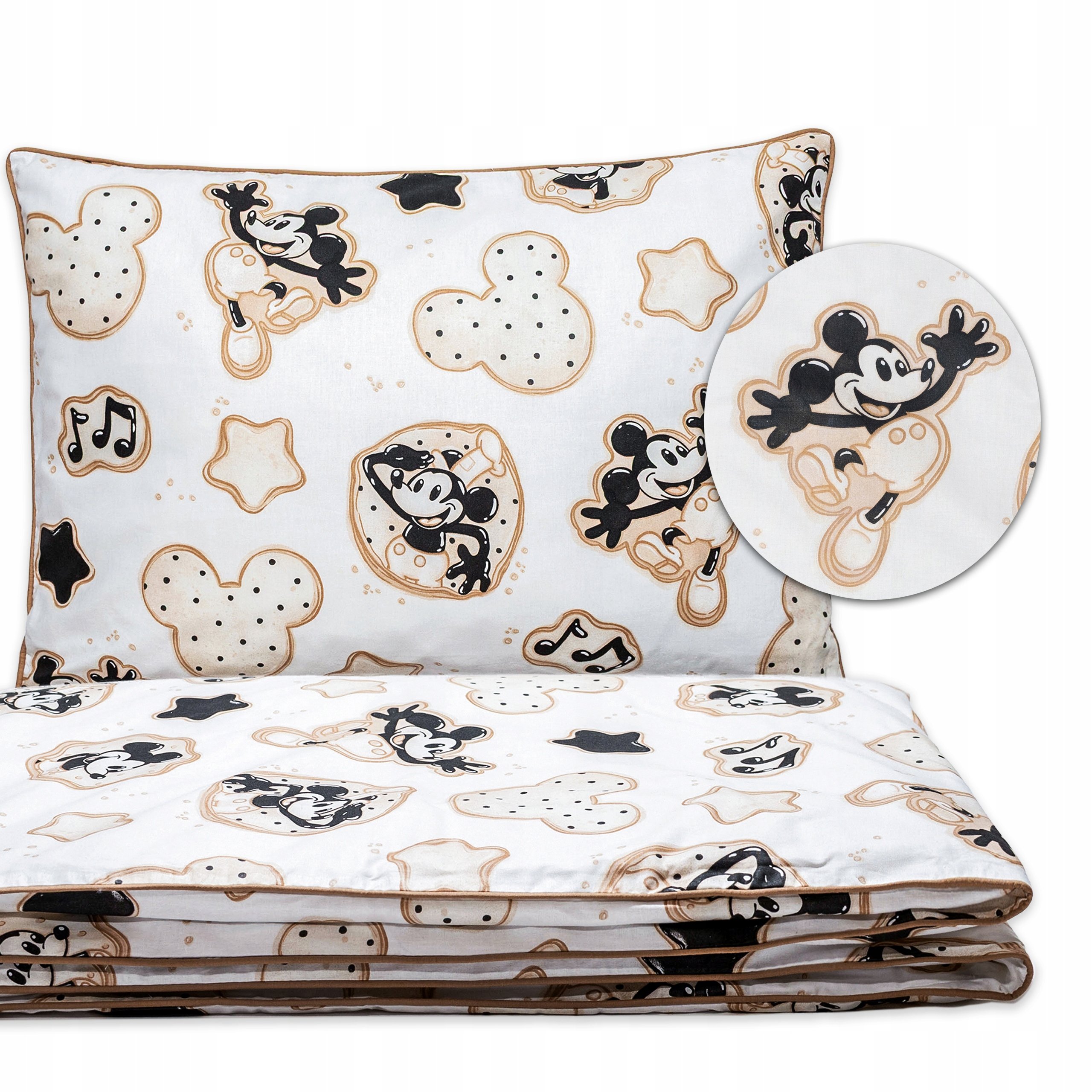 Pościel do łóżeczka 140x200 wyprawka dla dziecka Z Wypustką Myszka jakość