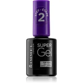 Lakiery do paznokci - Rimmel Super Gel Top Coat lakier utrwalający "12 ml" bezbarwny - miniaturka - grafika 1