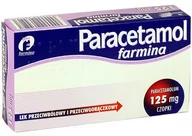 Przeziębienie i grypa - FARMINA SP. Z O.O. FARMINA SP Z O.O Paracetamol 125 mg czopki przeciwgorączkowe 10 sztuk Farmina 4594502 - miniaturka - grafika 1