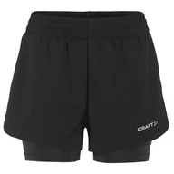 Spodnie sportowe damskie - Szorty Craft W ADV Essence 2-in-1 2 Rozmiar: S / Kolor: czarny - miniaturka - grafika 1