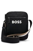 Torby męskie - BOSS Catch_3.0_ns_Zip Crossbody męskie, czarny, jeden rozmiar - miniaturka - grafika 1