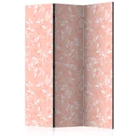 Parawany - Parawan 3-częściowy - Koralowa arabeska [Room Dividers] (rozmiar 135x172) - miniaturka - grafika 1