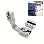 Inne - Stopka dociskowa do maszyn do szycia przemysłowego, uniwersalna przystawka do zbierania grubych i cienkich tkanin, 1 szt. Regulowana, pełna stalowa - miniaturka - grafika 1