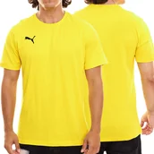Koszulki męskie - Puma t-shirt koszulka męska żółta klasyczna 656578 07 M - miniaturka - grafika 1