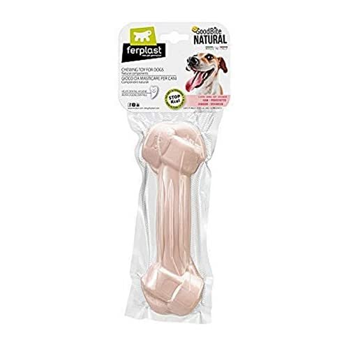 Ferplast 88080024 Goodbite Natural Ham Bone L Hundekauspielzeug 140 G, 17 X 5.5 X 2.6 Cm