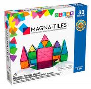 Klocki - klocki magnetyczne Clear Colors 32 elementy Magna Tiles - miniaturka - grafika 1