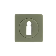 Klamki - Domino Rozeta kwadratowa na klucz satyna - miniaturka - grafika 1