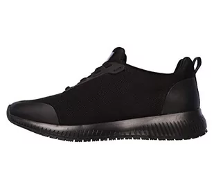 Skechers Damskie sneakersy Squad Sr, Black Flat Knit, 39.5 EU - Sneakersy damskie - miniaturka - grafika 1