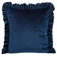 Poszewki na poduszki - Euro Firany Poszewka 45 x 45 Eurofirany Velvet 25/B Granatowy 1220623 - miniaturka - grafika 1