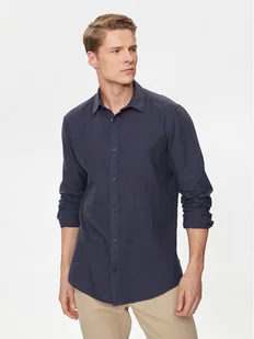 Only & Sons Koszula Caiden 22012321 Granatowy Slim Fit - Koszule męskie - miniaturka - grafika 1