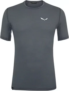 Koszulki sportowe męskie - Koszulka Salewa PEDROC 3 DRY M T-SHIRT. - onyx melange - grafika 1