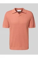 Koszulki męskie - Koszulka polo o kroju regular fit z efektem szydełkowym model LINO - Selected Homme - miniaturka - grafika 1