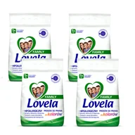 Środki do prania - Lovela Family, Zestaw Proszek do Prania Kolorów 112pr 4 x 2,1kg - miniaturka - grafika 1