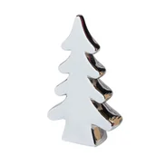 Ozdoby bożonarodzeniowe - Figurka ceramiczna Choinka szary 28,7 cm - miniaturka - grafika 1