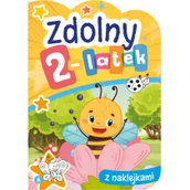 Książki edukacyjne - Zdolny 2-latek z naklejkami - miniaturka - grafika 1