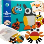 Zabawki interaktywne dla dzieci - Układanka drewniana- puzzle Kruzzel 22426 - miniaturka - grafika 1