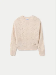 Mayoral Sweter 7303 Beżowy Regular Fit - Swetry dla chłopców - miniaturka - grafika 1
