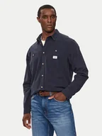 Koszule męskie - Guess Jeans Koszula M4YH37 WGCF1 Granatowy Regular Fit - miniaturka - grafika 1