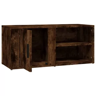 Lumarko Szafki pod telewizor, 2 szt., przydymiony dąb, 80x31,5x36,5 cm - Szafki RTV - miniaturka - grafika 10