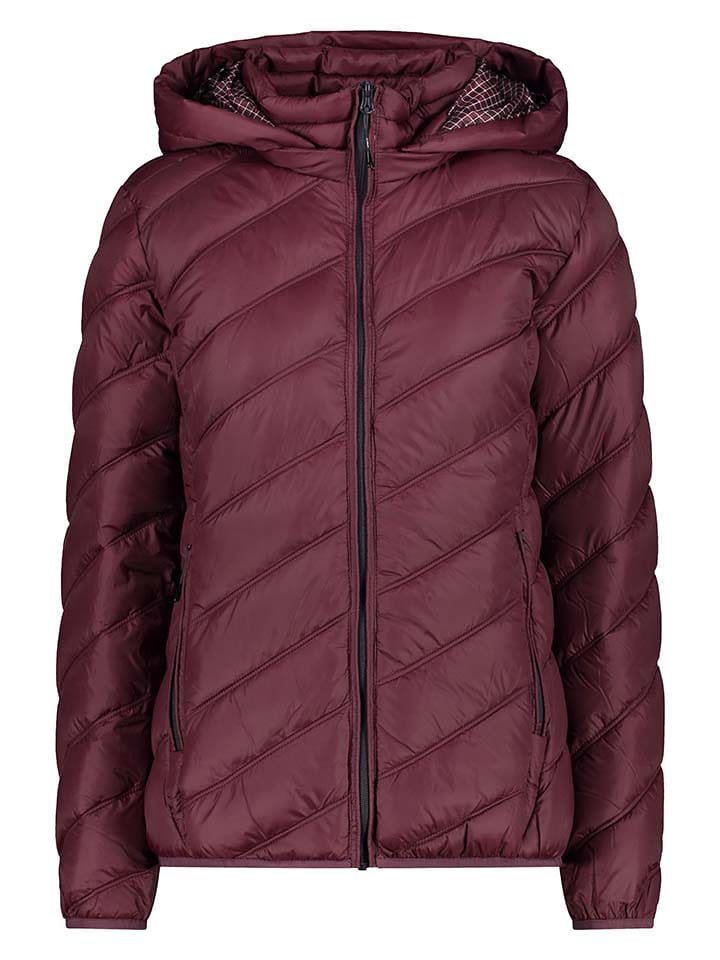 CMP Kurtka pikowana w kolorze bordowym