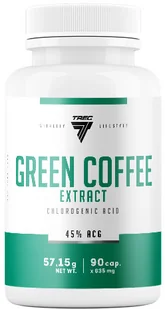Ekstrakt z zielonej kawy Trec Nutrition Green Coffee Extract 90 kapsułek (5902114041564) - Suplementy naturalne - miniaturka - grafika 1
