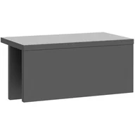 Meble modułowe i akcesoria - Półka/podstawka pod monitor do biurka LAYERS, grafitowa - miniaturka - grafika 1