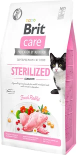 Brit Care Cat Grain Free Sterilized Sensitive 7 kg - Sucha karma dla kotów - miniaturka - grafika 3