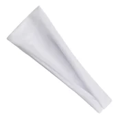 Ozdoby do włosów - Opaska na Głowę Biała do Włosów Szeroka Elastyczna na Uszy Gładka Wygodna - miniaturka - grafika 1