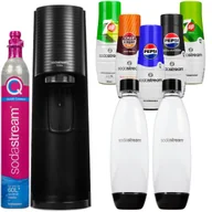 Saturatory - Saturator do wody SODASTREAM Terra - czarny saturator gazujący butelki CO2 syropy Pepsi 7Up bez cukru zero w zestawie - miniaturka - grafika 1