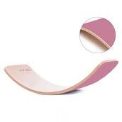 Skoczki dla dzieci - Małpiszon, deska do balansowania Profi z filcem różowa - miniaturka - grafika 1