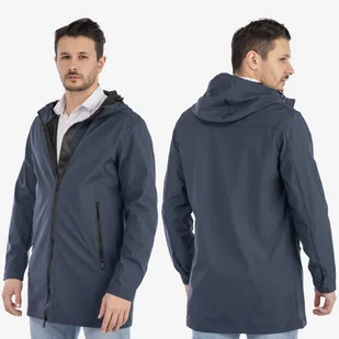 Kurtka Męska Przejściowa Softshell Granatowa Frilivin DL079-3 XXL Granatowy - Kurtki męskie - miniaturka - grafika 1